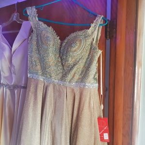 A Gold Dress